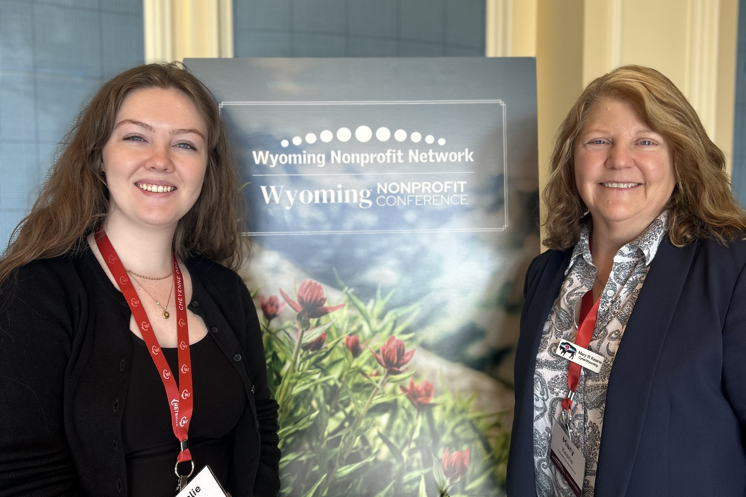 Natalie Demple and Mary Keane at the Wyoming Nonprofit conference